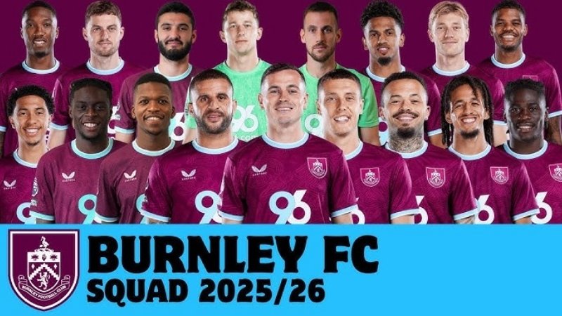 Đội hình của Burnley mùa giải hiện tại